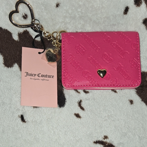 Juicy Couture Not Your Babe Card Case    Key Fob Wallet - Picture 1 of 5